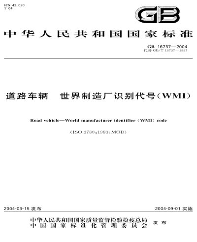 Standards PDF Cover Page