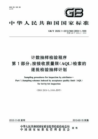 Standards PDF Cover Page