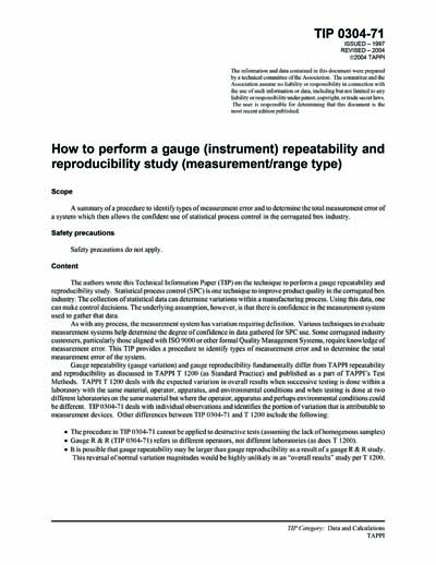 Standards PDF Cover Page