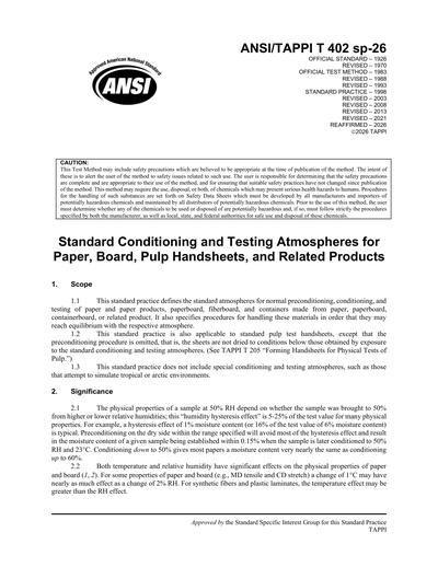 Standards PDF Cover Page