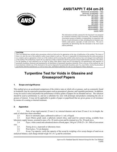 Standards PDF Cover Page