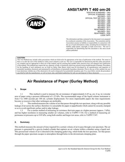 Standards PDF Cover Page