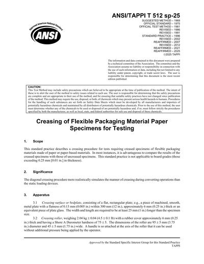 Standards PDF Cover Page