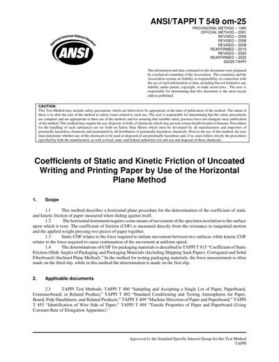 Standards PDF Cover Page