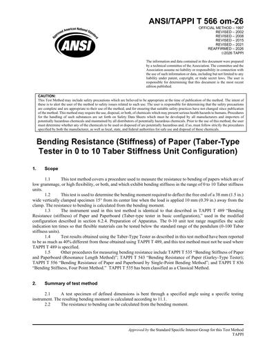 Standards PDF Cover Page