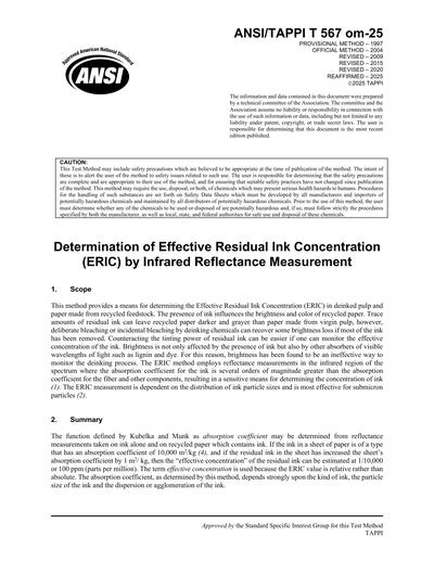 Standards PDF Cover Page