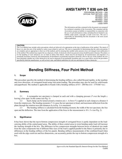 Standards PDF Cover Page