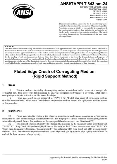 Standards PDF Cover Page