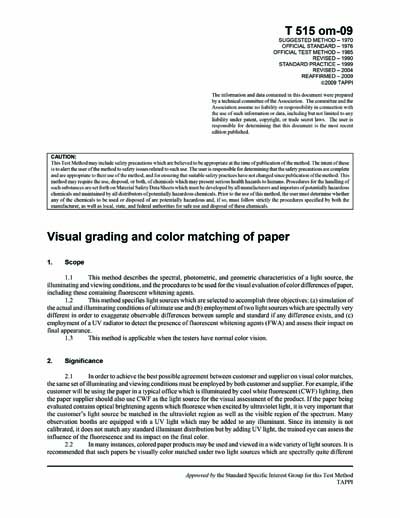 Standards PDF Cover Page