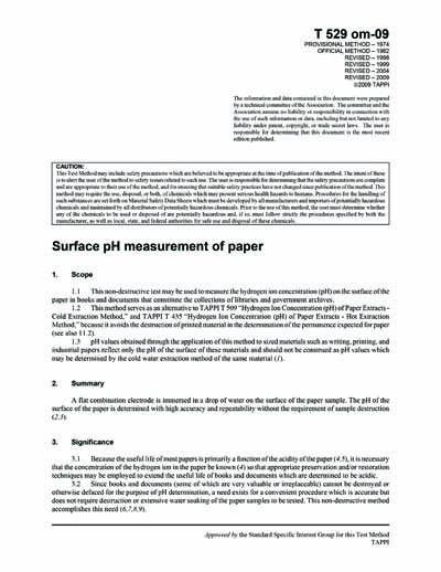 Standards PDF Cover Page