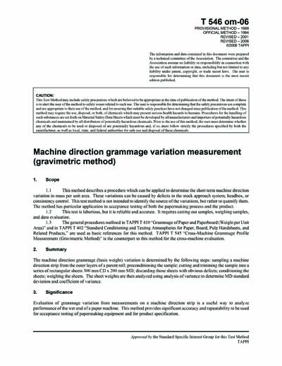Standards PDF Cover Page