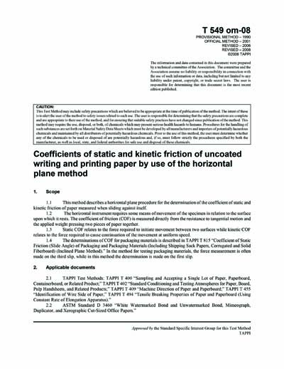 Standards PDF Cover Page
