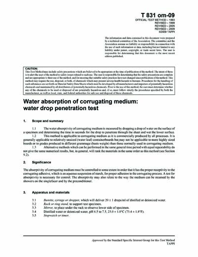 Standards PDF Cover Page