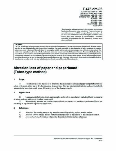 Standards PDF Cover Page