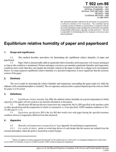 Standards PDF Cover Page