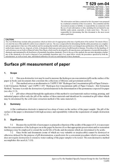 Standards PDF Cover Page