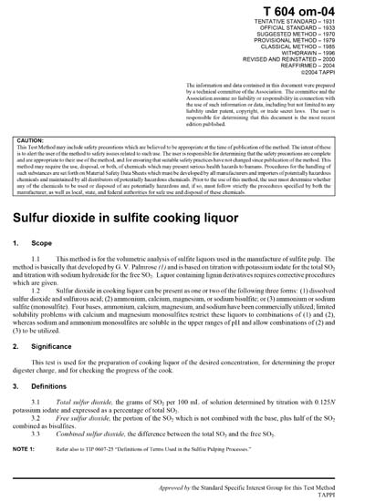 Standards PDF Cover Page
