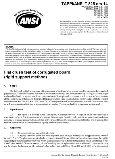 Standards PDF Cover Page