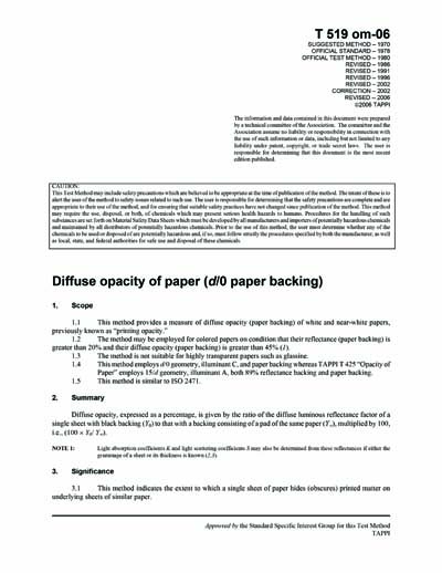 Standards PDF Cover Page