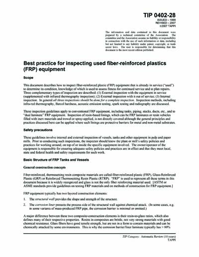 Standards PDF Cover Page