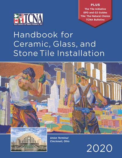 tcna handbook for ceramic tile installation detail ej171