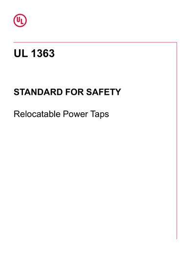 Standards PDF Cover Page