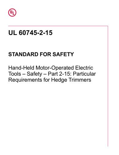 Standards PDF Cover Page