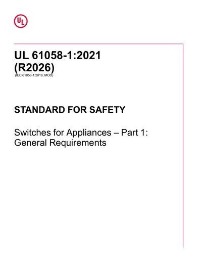 Standards PDF Cover Page