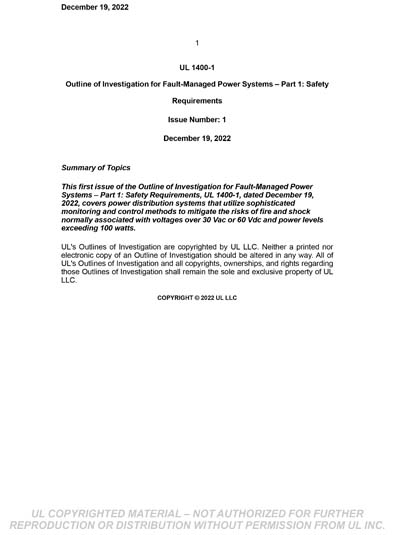 Standards PDF Cover Page