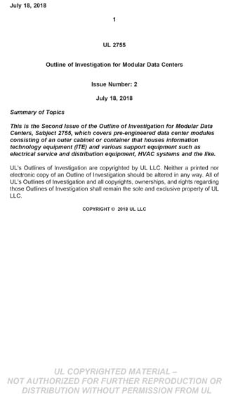Standards PDF Cover Page