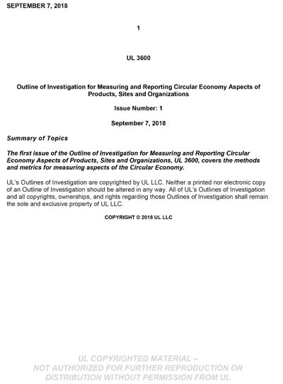 Standards PDF Cover Page