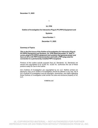 Standards PDF Cover Page