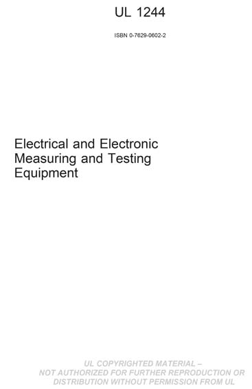 Standards PDF Cover Page