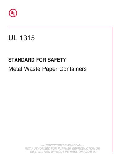 Standards PDF Cover Page