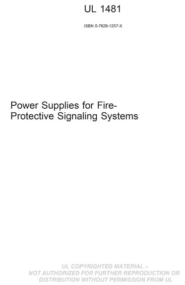 Standards PDF Cover Page