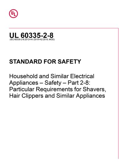 Standards PDF Cover Page