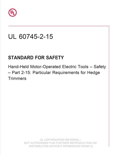 Standards PDF Cover Page