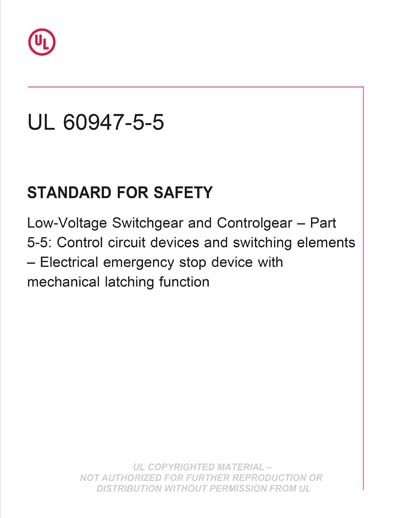 Standards PDF Cover Page
