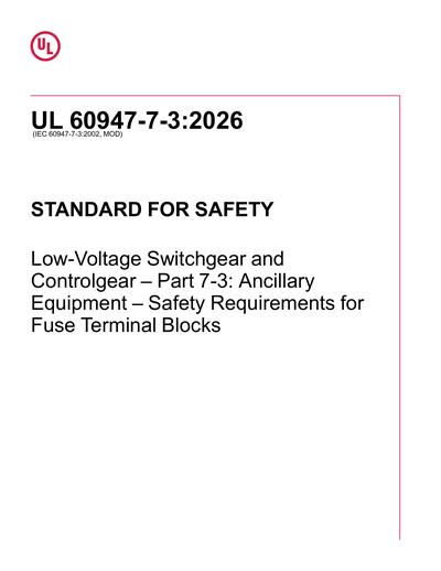 Standards PDF Cover Page