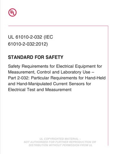 Standards PDF Cover Page