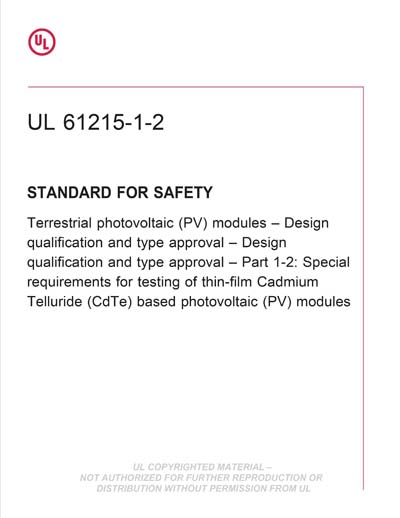 Standards PDF Cover Page