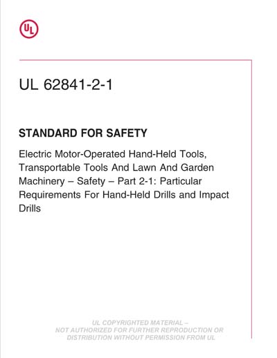 Standards PDF Cover Page