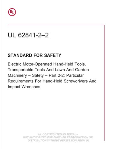 Standards PDF Cover Page