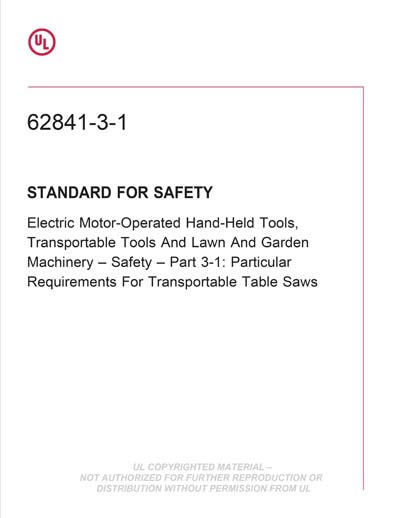 Standards PDF Cover Page