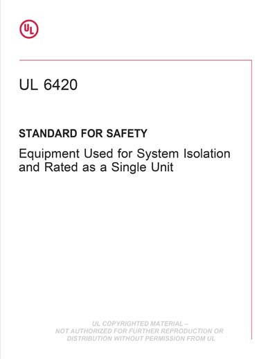 Standards PDF Cover Page