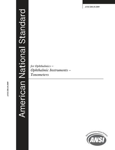 Standards PDF Cover Page