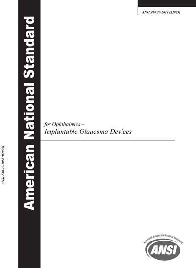 Standards PDF Cover Page