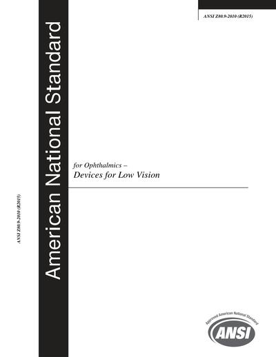Standards PDF Cover Page